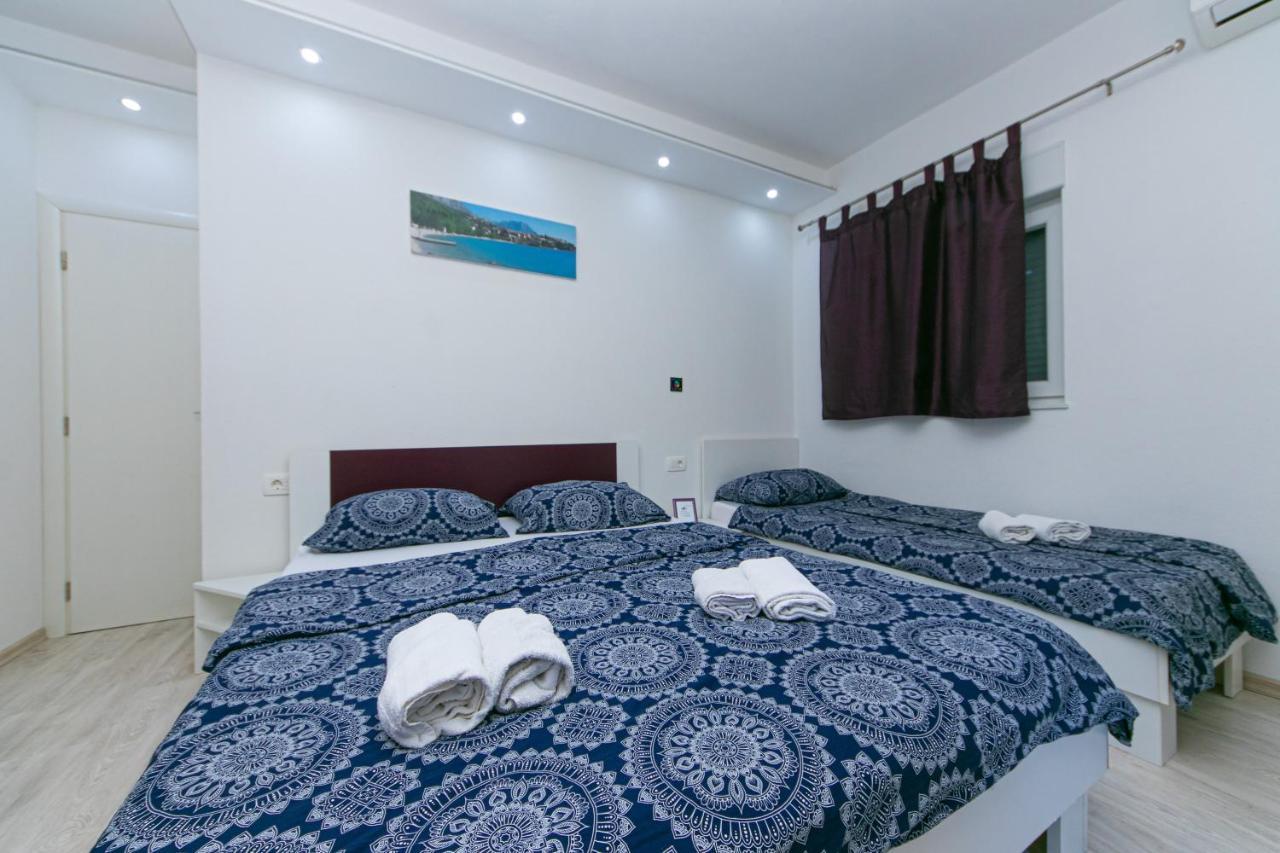 Apartments By The Sea Podaca, Makarska - 13069 Bagian luar foto